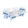 Manual hospital bed with 3 cranks, 4 folding sections